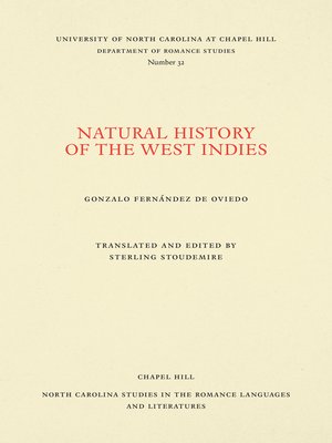 cover image of Natural History of the West Indies
